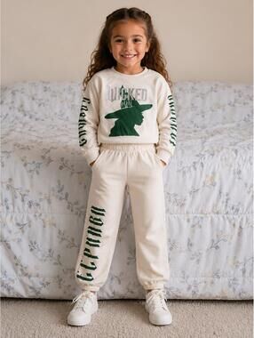 Wicked Matching Sweat Set (Girls Size Small 6) Hoodie And Sweat Pants